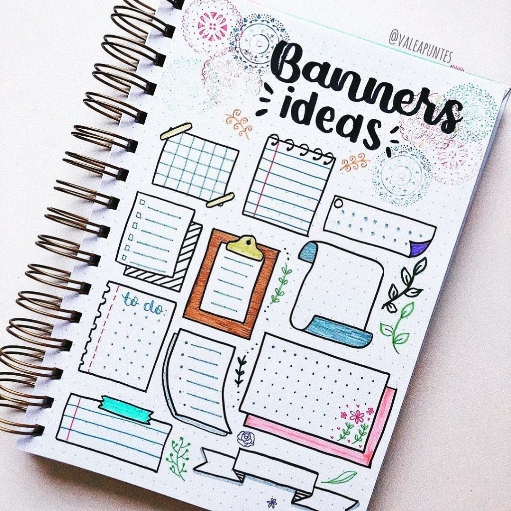 20 Best Bullet Journal Banner Ideas For 2021