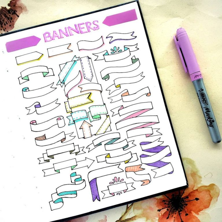 20 Best Bullet Journal Banner Ideas For 2024