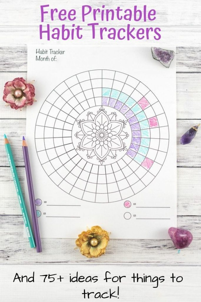 21 Free Printable Habit Trackers The Petite Planner