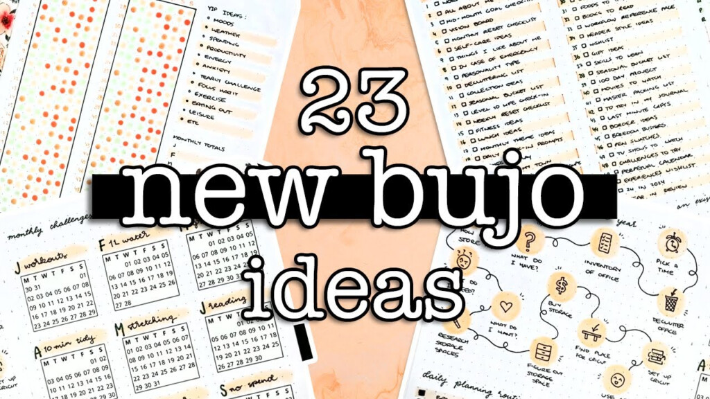 23 NEW Bullet Journal Ideas For Your 2025 Setup YouTube