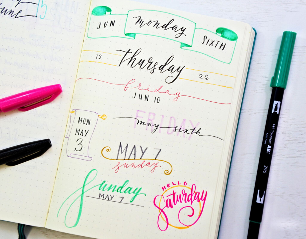 30 Easy Bullet Journal Header Ideas With Tutorial