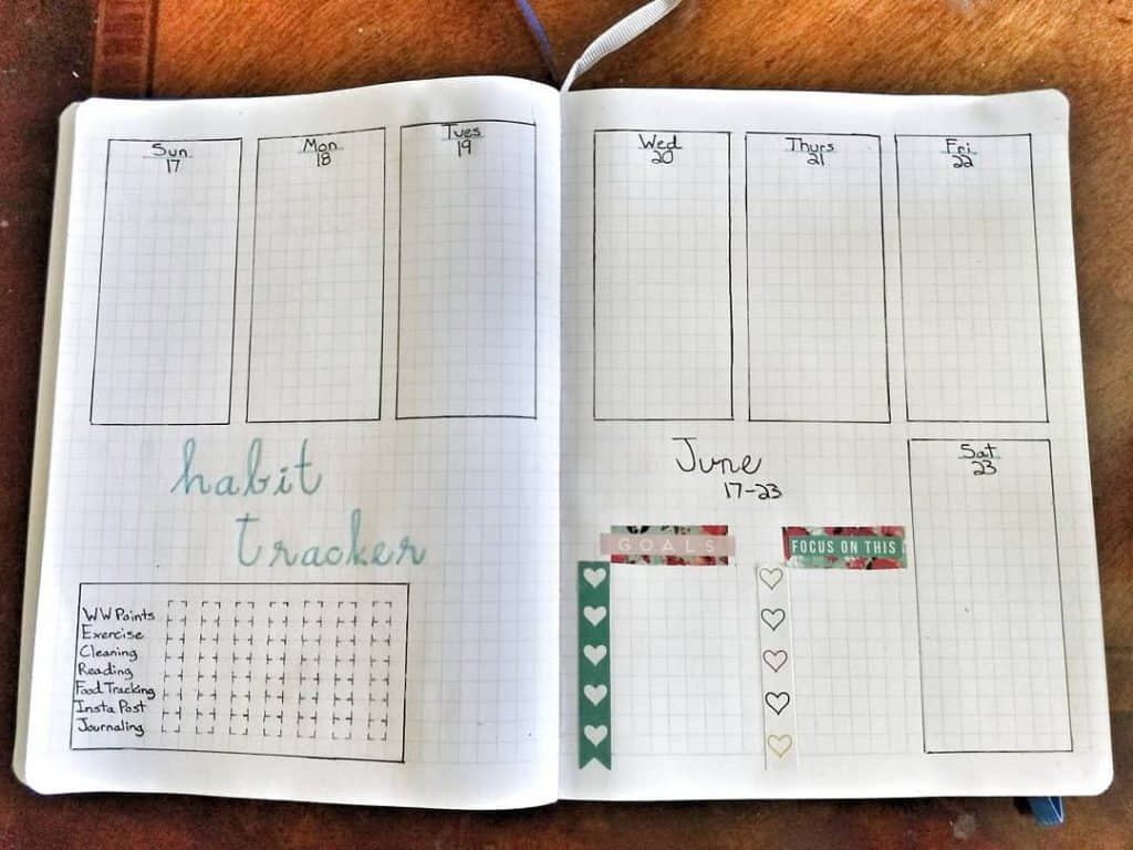 32 Easy Minimalist Bullet Journal Weekly Spreads To Try Right Now