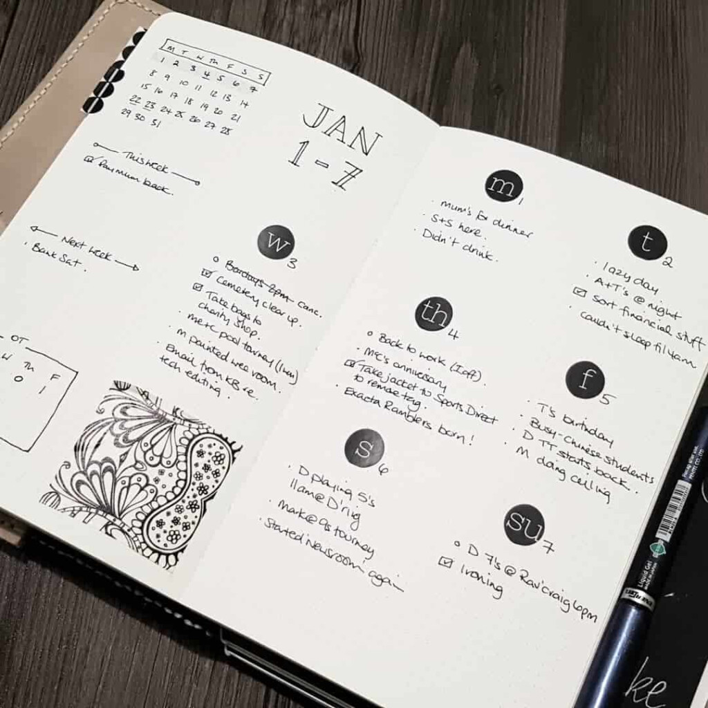 32 Easy Minimalist Bullet Journal Weekly Spreads To Try Right Now