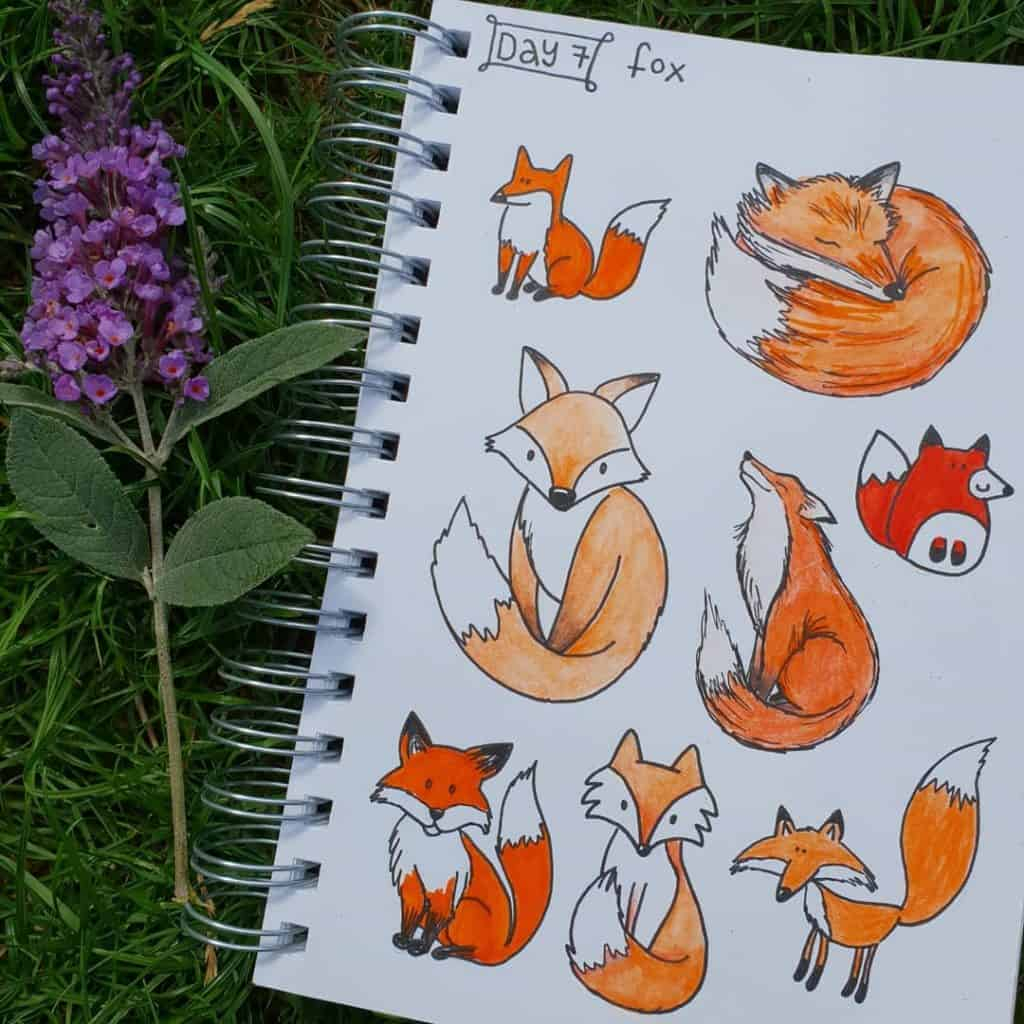 45 Foxy And Sly Fox Themed Bullet Journal Ideas My Inner Creative