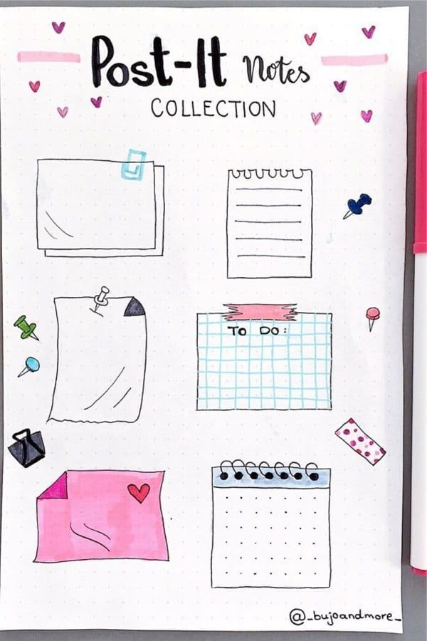 Best Bullet Journal Paper Note Doodles For Inspiration Crazy Laura 