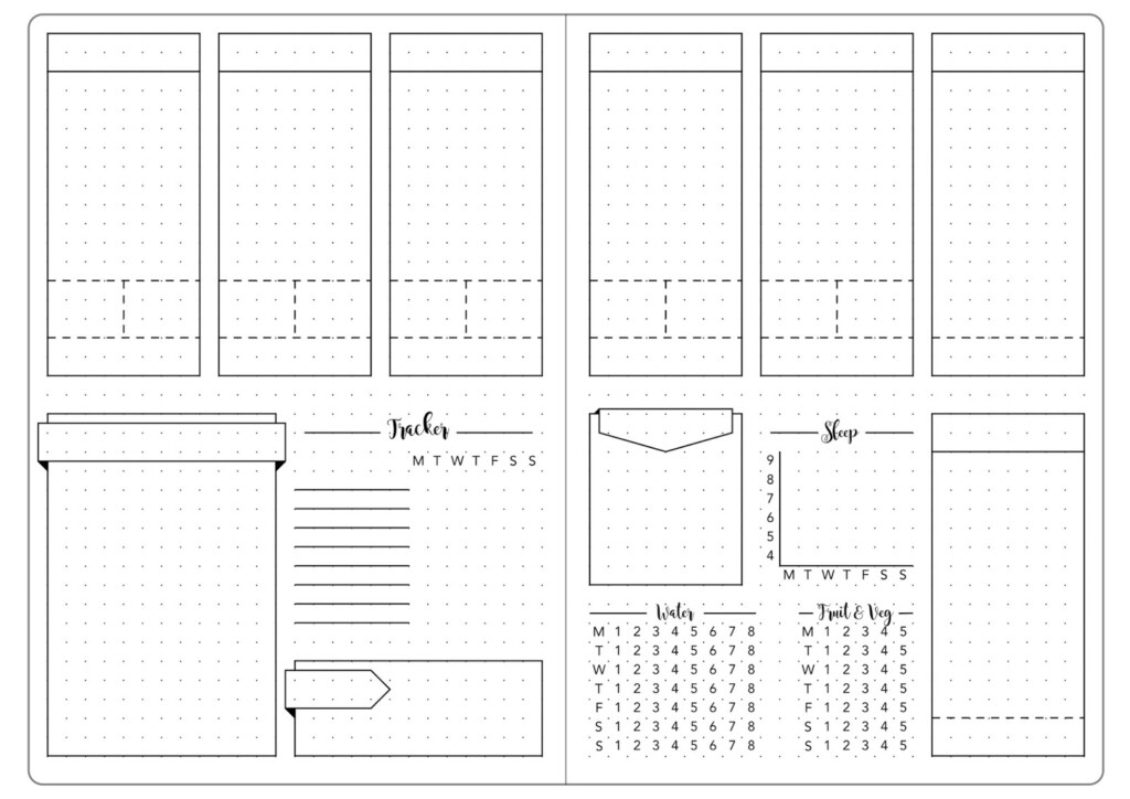 Blank Bullet Journal Printables