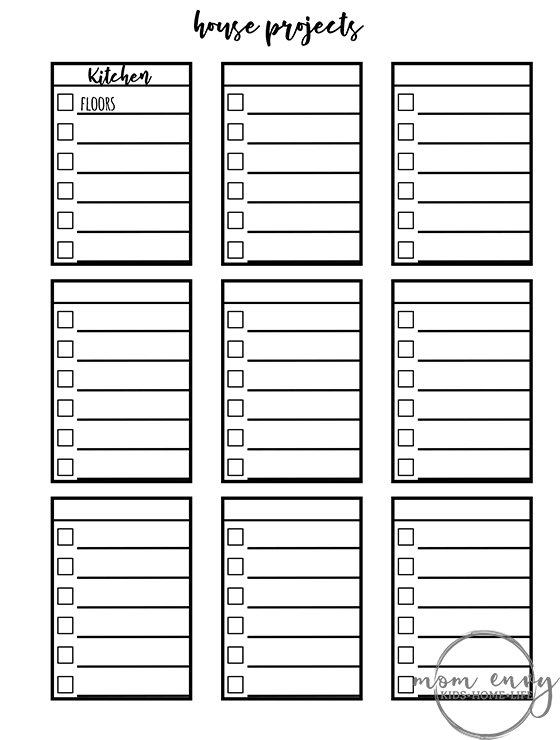 Blank Bullet Journal Printables