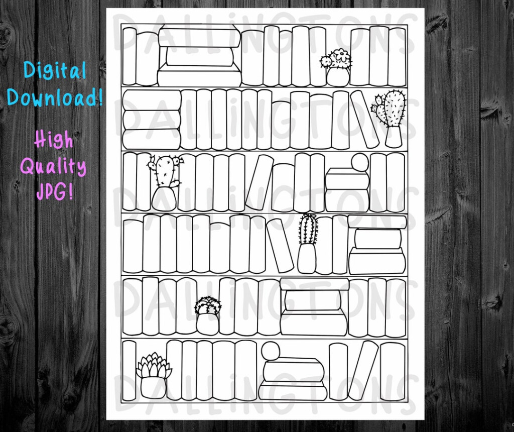 Book Shelf Reading Tracker Books To Read Printable Bookshelf Bullet 