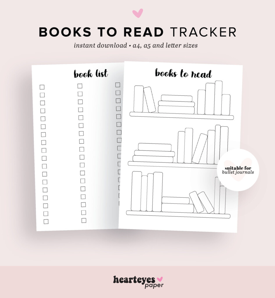 Books To Read Bullet Journal Printable Bullet Journal A5 Lincuna pe