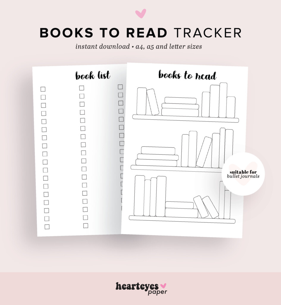 Books To Read Bullet Journal Printable Bullet Journal A5 Lincuna pe