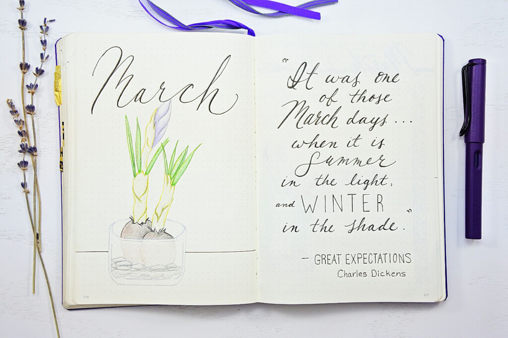 Bullet Journal March Setup With 6 Free Printables Sheena Of The Journal