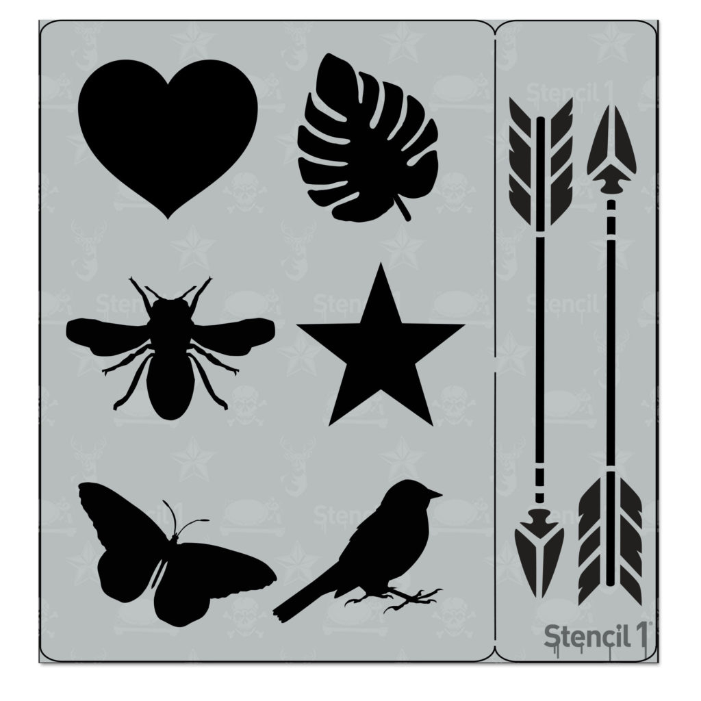 Bullet Journal Stencil Kit 3 Stencils Stencil 1