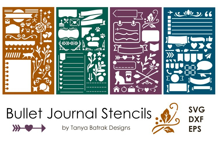 Bullet Journal Stencils 1001467 