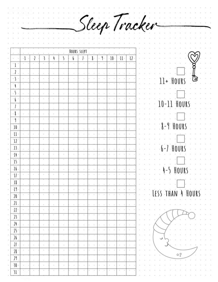 Bullet Journal Tracker Template Printable Word Searches