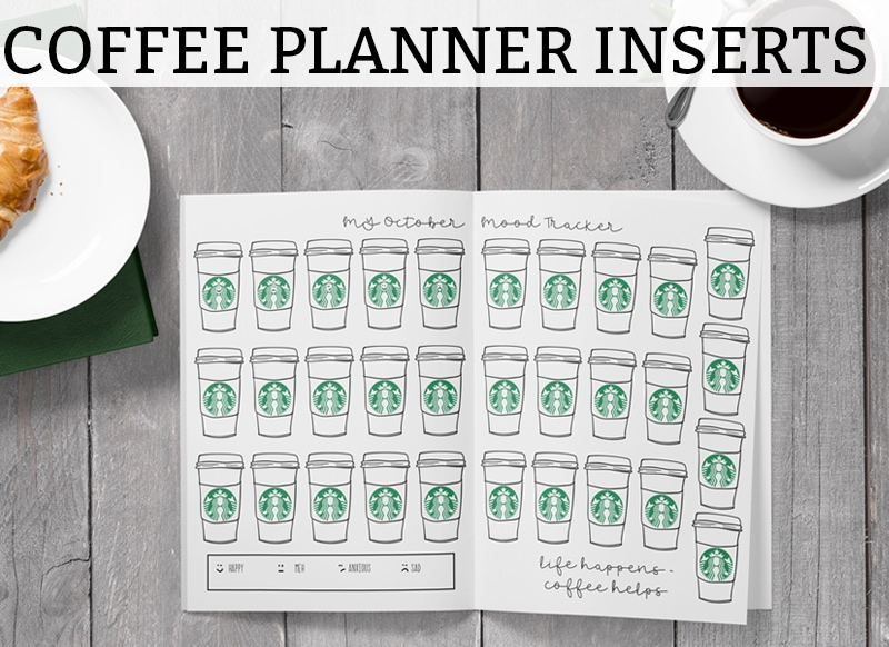 Coffee Bullet Journal Free Fall Planner Inserts Coffee Bullet Journal 