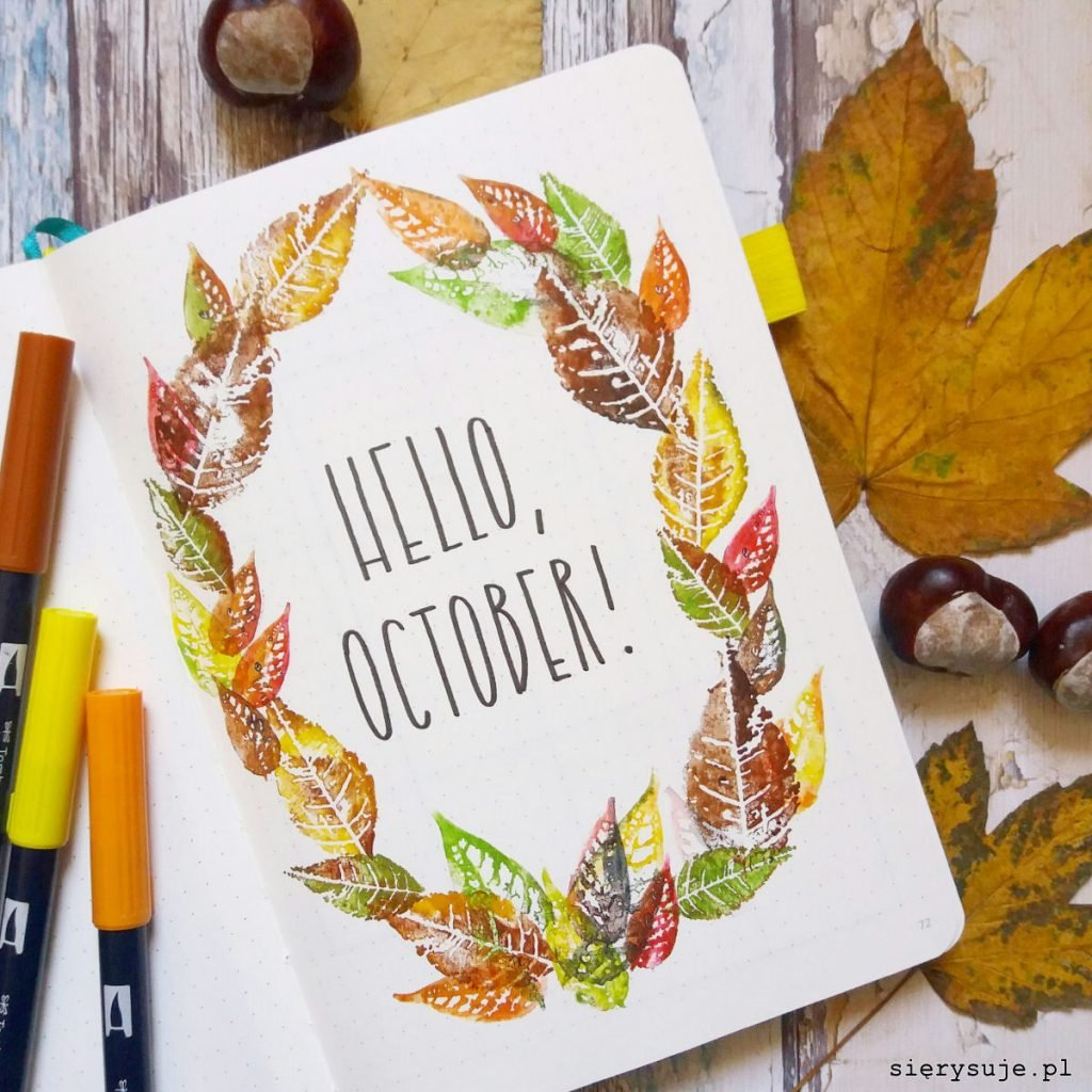 Fall Bullet Journal Cover Pages Sheena Of The Journal