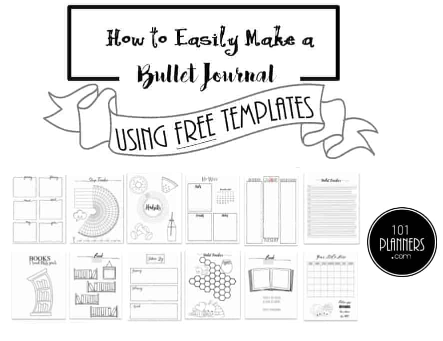 FREE 2024 Bullet Journal Printables PDF Journal