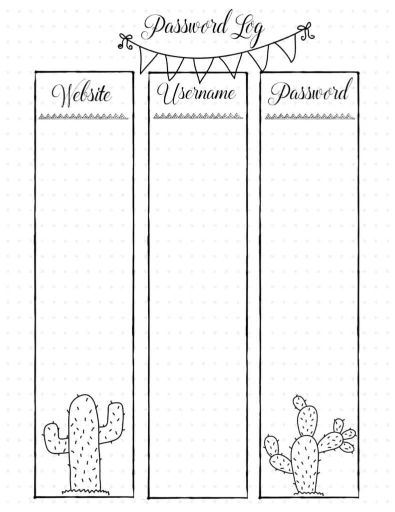 Free Bullet Journal Printables Customize Online For Any Planner Size