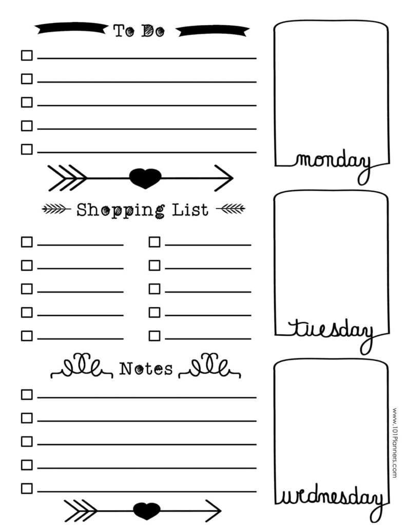 Free Bullet Journal Printables Customize Online For Any Planner Size