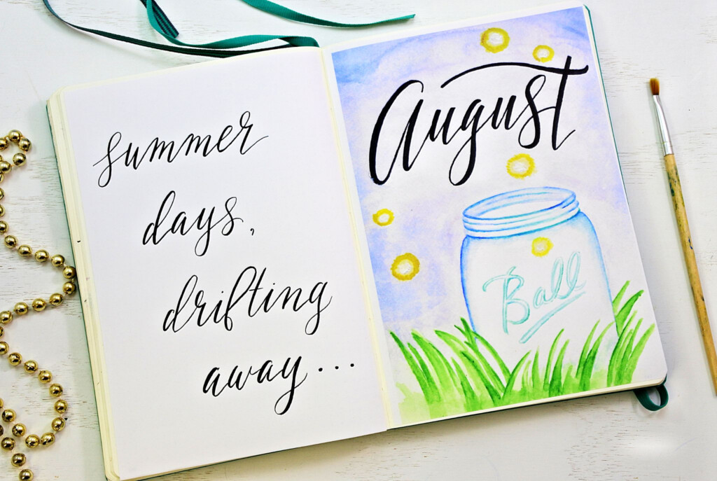 Free Bullet Journal Printables For August Sheena Of The Journal