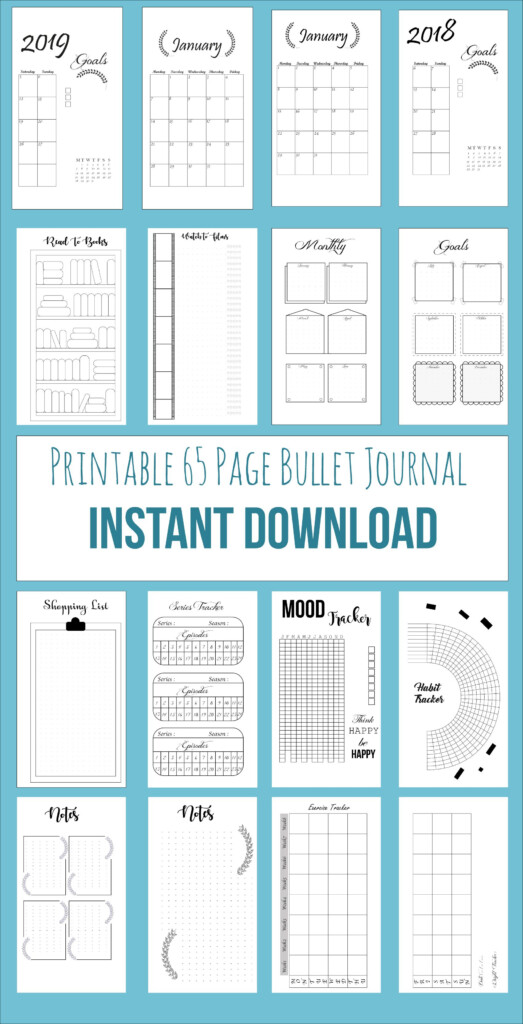 Free Printable Bullet Journal Pages Pdf