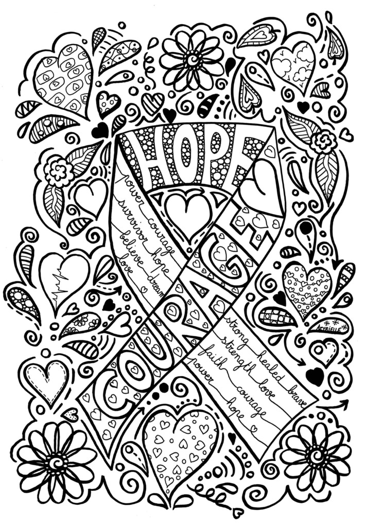 Free Printable Cancer Coloring Pages