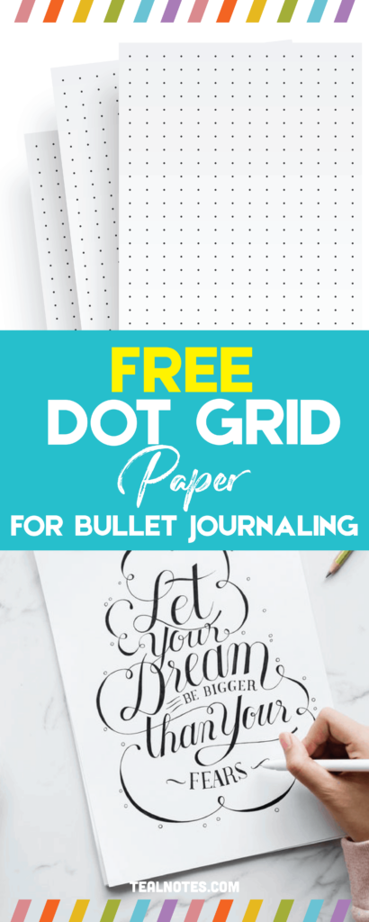 Free Printable Dot Grid Paper For Bullet Journals And Notes