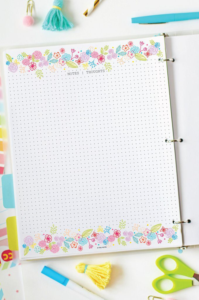 Free Printable Dot Grid Paper For Bullet Journals And Notes