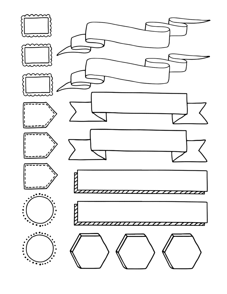 Free Printable Planner And Bullet Journal Stickers Page Flutter