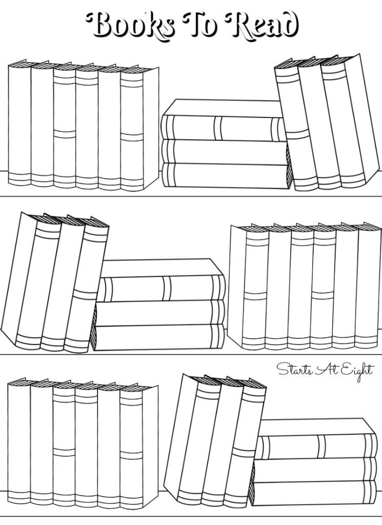 FREE Printable Reading Logs Full Sized Or Adjustable For Your Bullet 