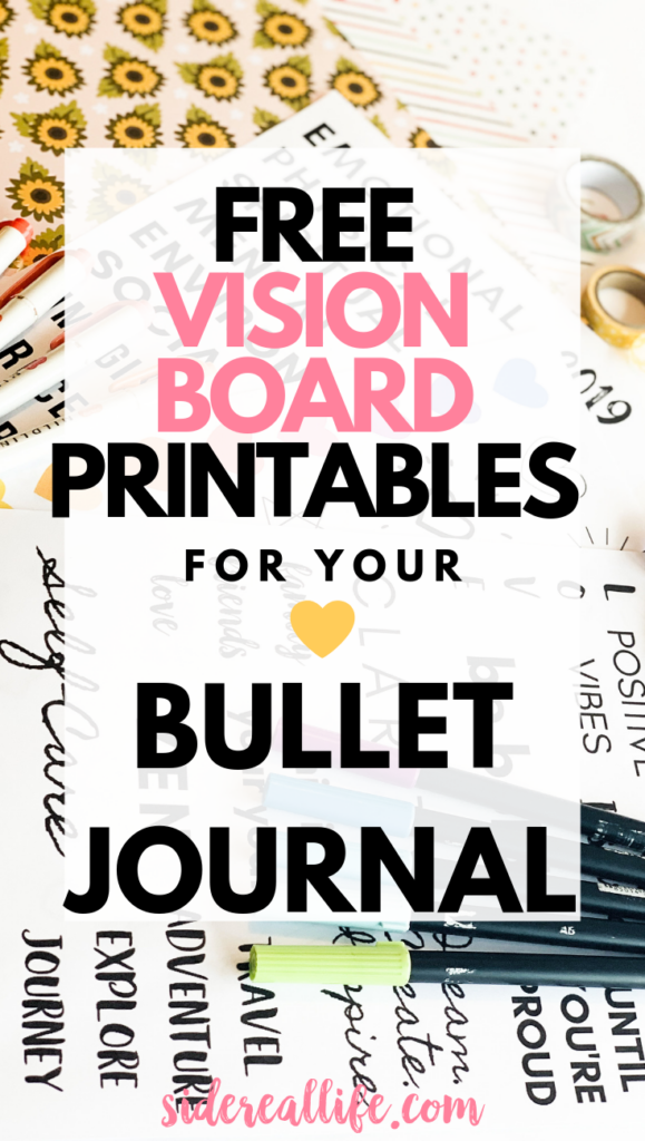 How To Make A Vision Board In Your Bullet Journal Sidereal Life 