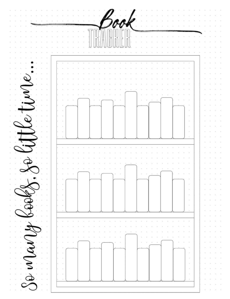 Https www 101planners wp content uploads 2020 04 Book Tracker 1 