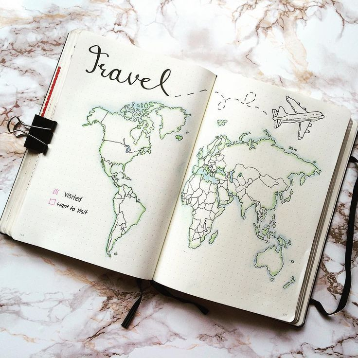 Image Result For World Map Bullet Journal Bullet Journal Travel 