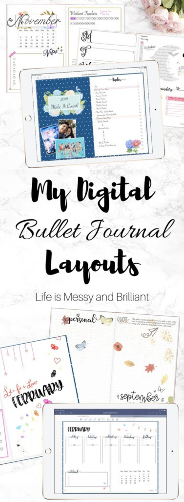 Life Is Messy And Brilliant Bullet Journal Ideas Printables 