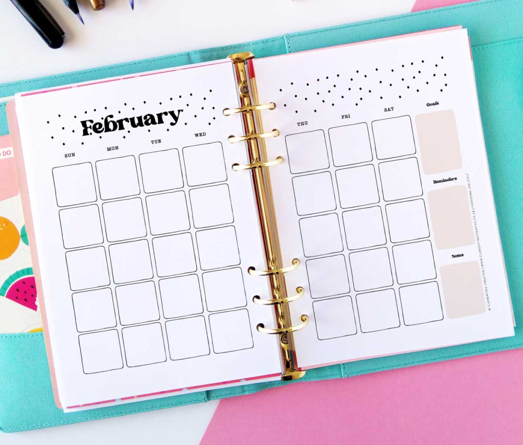 Mastering Time The Power Of Bullet Journal Printable Calendars For 