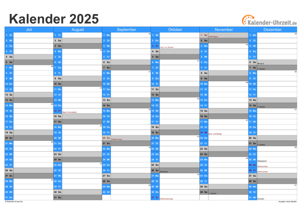 Mini Kalender Zum Ausdrucken 2025 Praktische Organisation F r Den 