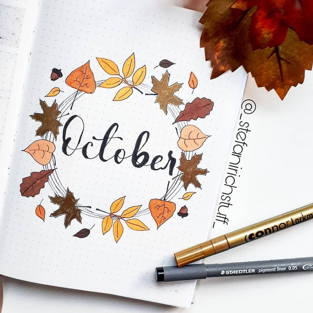 October Bullet Journal Free Printables Free Printable Templates