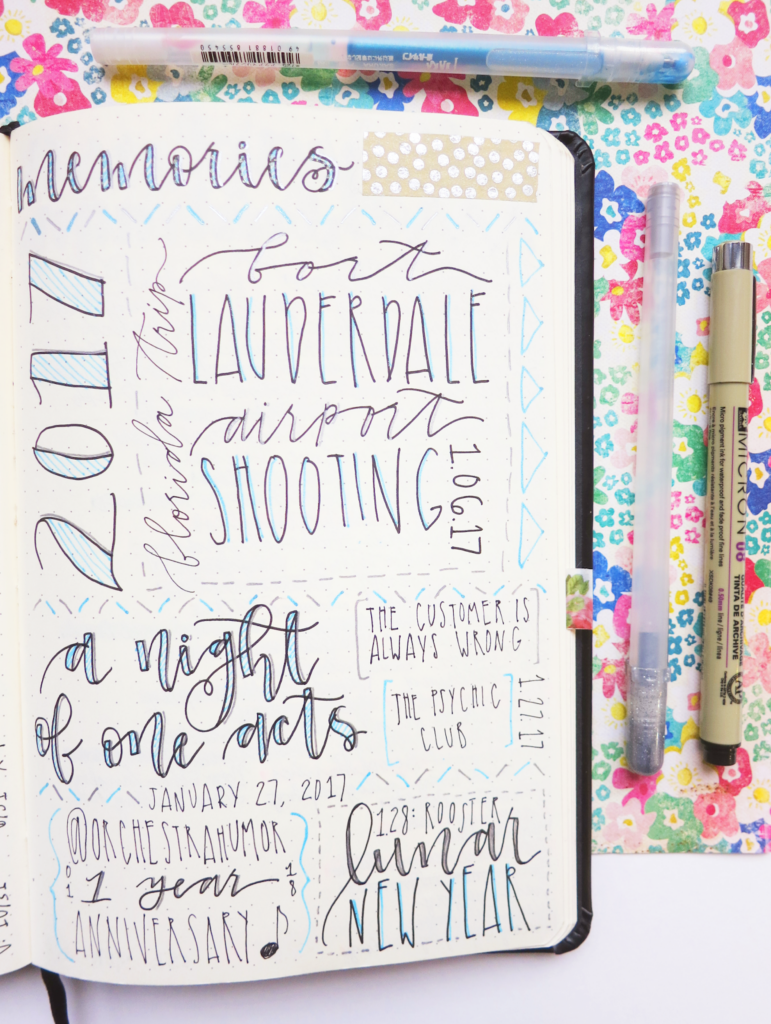 Our Journey In Journals How To Make A Bullet Journal Monthly Memories 