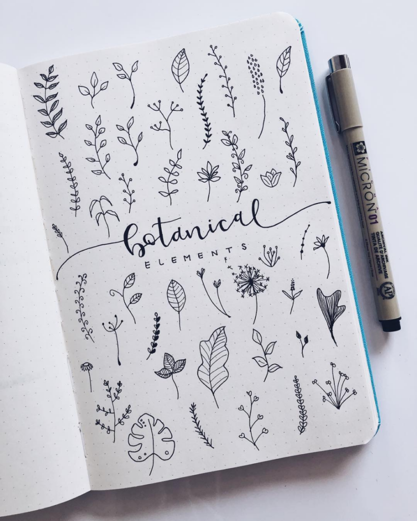 Printable Bullet Journal Doodles