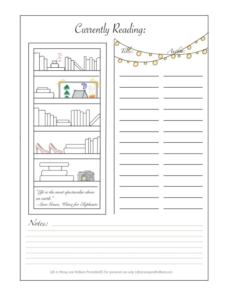 Printable Bullet Journal Pages Dighery