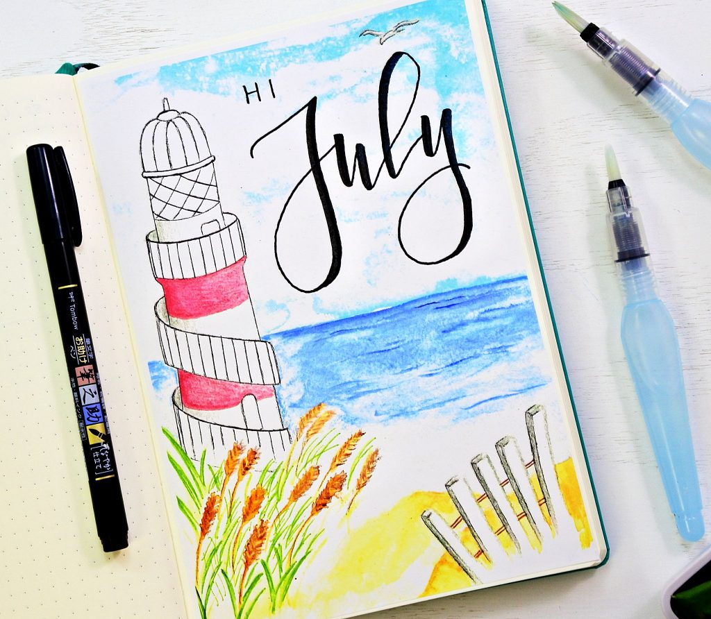 Printable Bullet Journal Setup For July LaptrinhX News