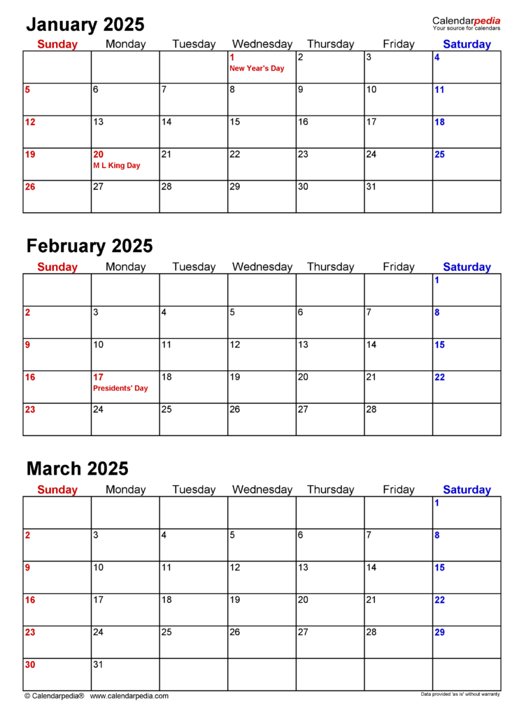 Printable Quarterly Calendar 2025 A Comprehensive Guide To Planning 