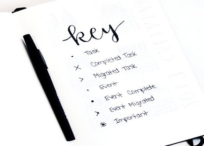 Simple Bullet Journal Key Ideas Sheena Of The Journal