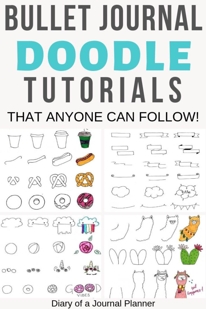 Ultimate List Of Bullet Journal Doodles 50 FREE Step by step Instructions