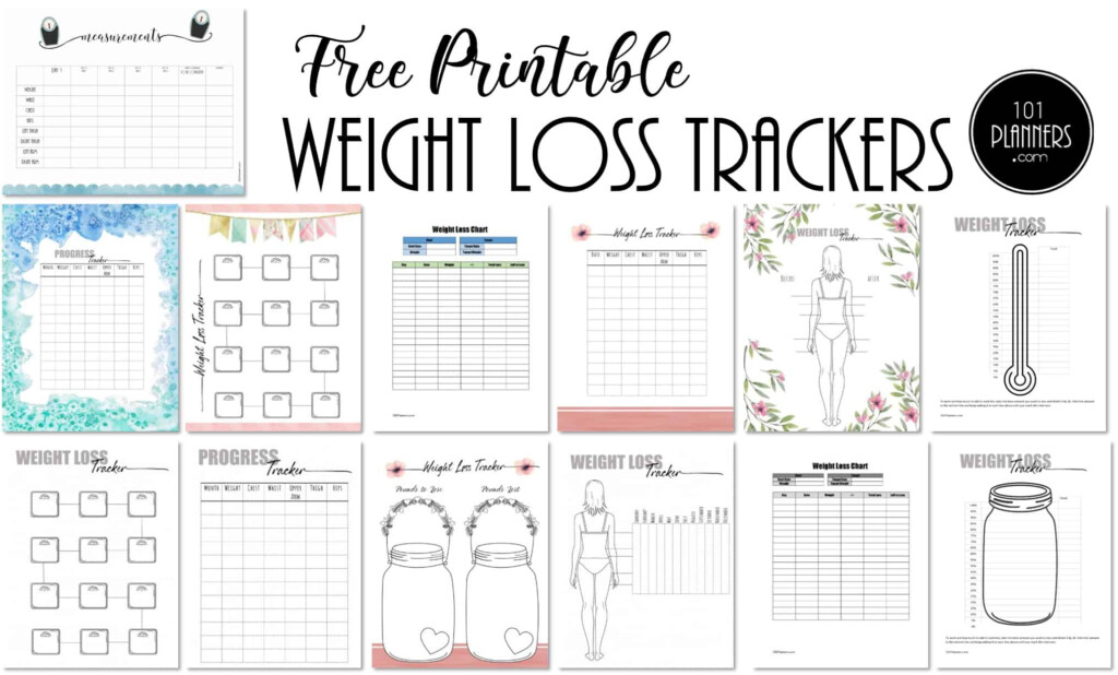 Weight Loss Tracker Free Printable Printable Templates Free